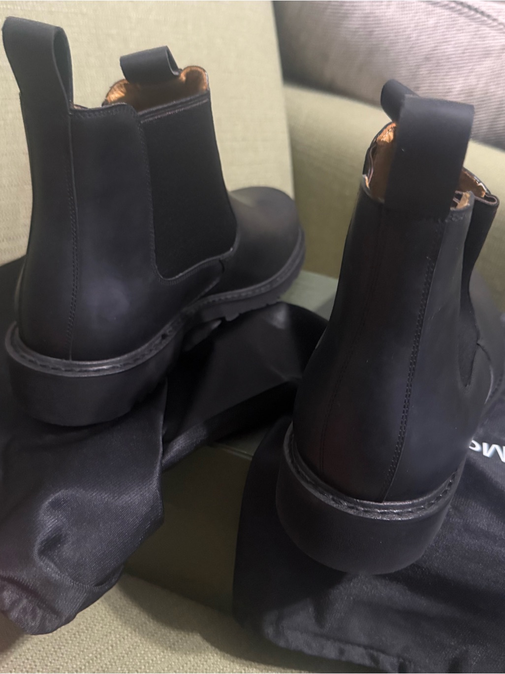 Beckett Simonon Black Leather Chelsea Boots — image 4 of 8